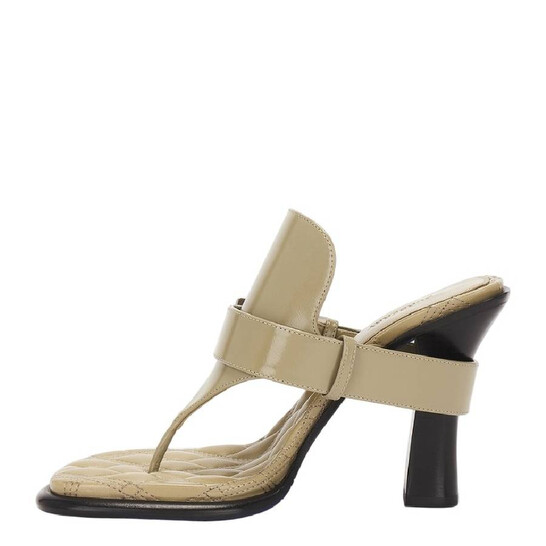 Burberry Bay EKD Heeled Sandals, Brand Size 39 ( US Size 9