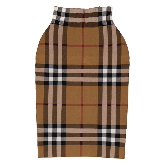 スカート Burberry Satin skirt with Check panel Burberry Skirt with check pattern | Women's Clothing | Vitkac