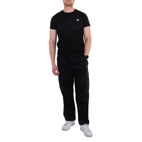 Burberry Black Capleton Cotton Cargo Trousers, Size Small