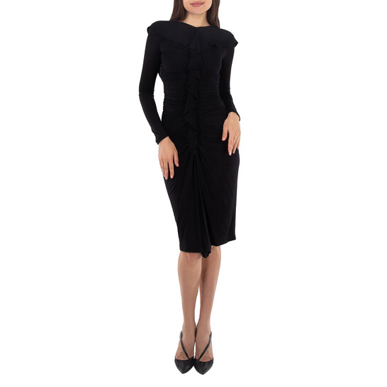 ワンピース BURBERRY Embroidered Wool Dress Burberry Wool Dress | Women's Clothing | Vitkac
