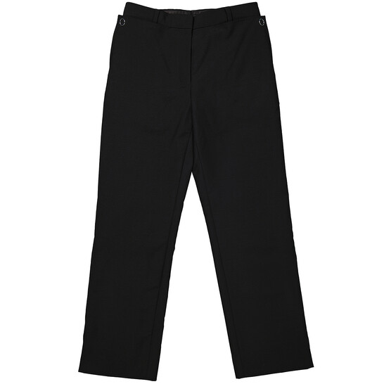 Burberry Black Pocket Detail Wool Mohair Tailored Trousers