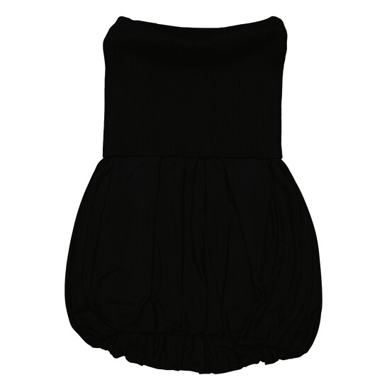 Burberry Black Wool And Crepe Off-the-shoulder Dress, Brand