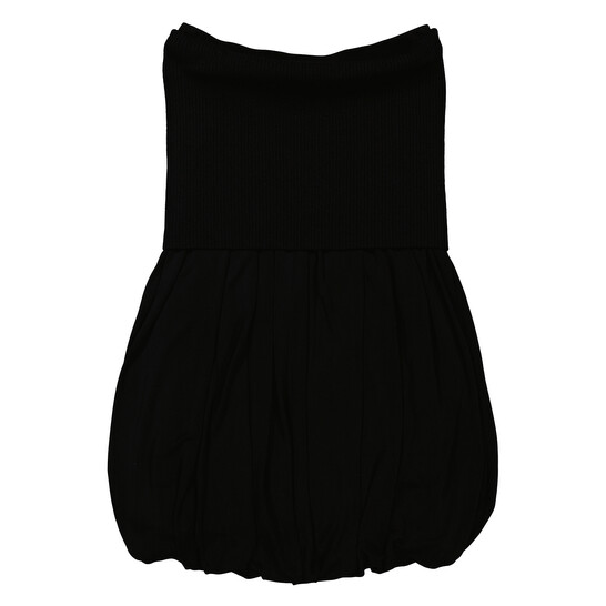 Burberry Black Wool And Crepe Off-the-shoulder Dress, Brand