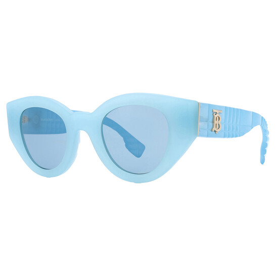 Burberry Blue Oval Ladies Sunglasses BE4390 408680 47
