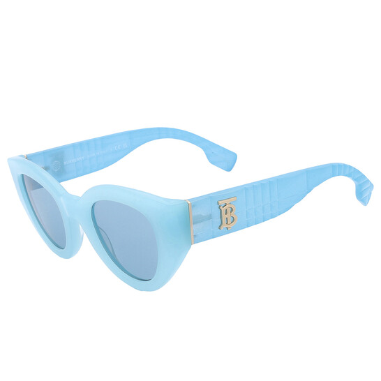 Burberry Blue Oval Ladies Sunglasses BE4390 408680 47
