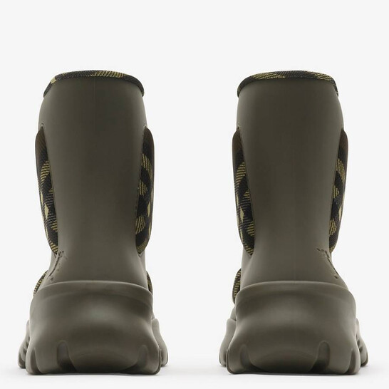 Burberry Boulder Rubber Boulder Ankle Boots, Brand Size 41