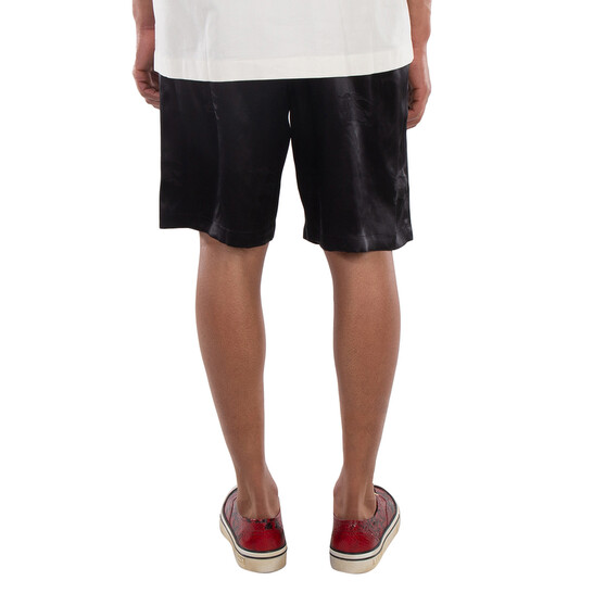 ショートパンツ Burberry SS24 Press shorts (8088641 SILVERBLACK) Burberry B-print Silk Shorts | Black | FARFETCH