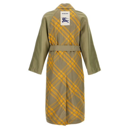 Burberry Long Bradford Reversible Car Coat, Brand Size 52