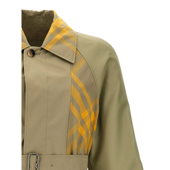 Burberry Long Bradford Reversible Car Coat, Brand Size 52