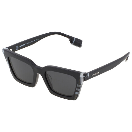 黒20、キャメル30 Burberry MEADOW BE 4390 women Black Squared Sunglasses