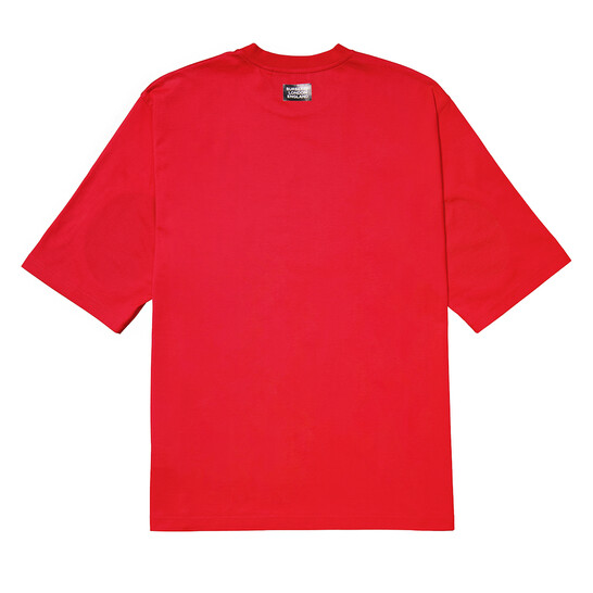 Burberry Bright Red Gorilla Print Cotton T-shirt, Size Small