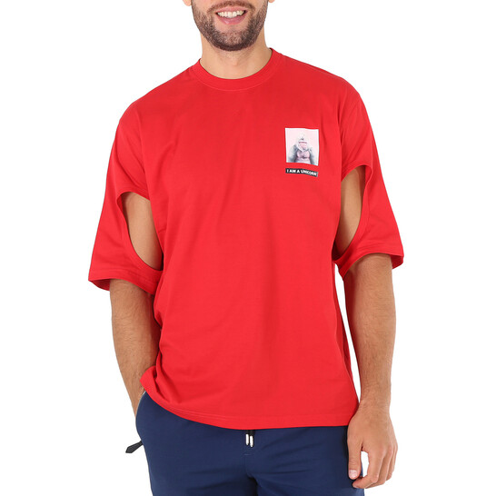 Tシャツ・カットソー Burberry FW24 Burberry Shirts (8095333 B7347) Burberry T-shirt with embroidered logo | Men's Clothing | Vitkac