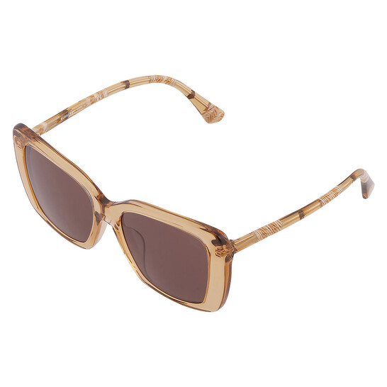 Burberry Brown Butterfly Ladies Sunglasses BE4456F 416773 54  display picture 3