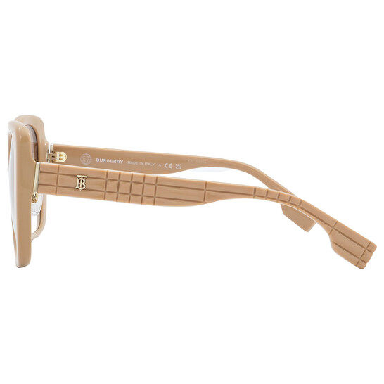 Burberry Brown Gradient Butterfly Ladies Sunglasses BE4371F