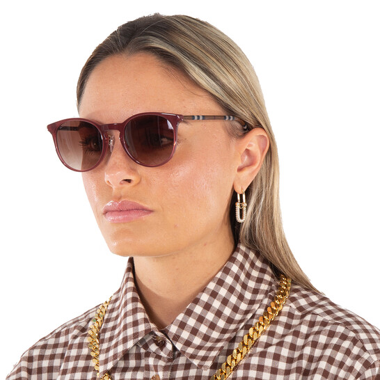 BURBERRY ワインレッド 38 BURBERRY バーバリー マフラー 3826754 GIANT ICON カシミア 100
