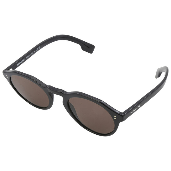 サングラス Burberry Sunglasses BE4280 3001/73 Unisex Retro Round Burberry Brown Round Men's Sunglasses BE4280 300173 50