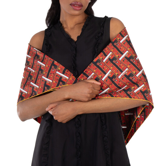 Burberry Bus Silk Scarf In Pillar 8093231 5045706911385