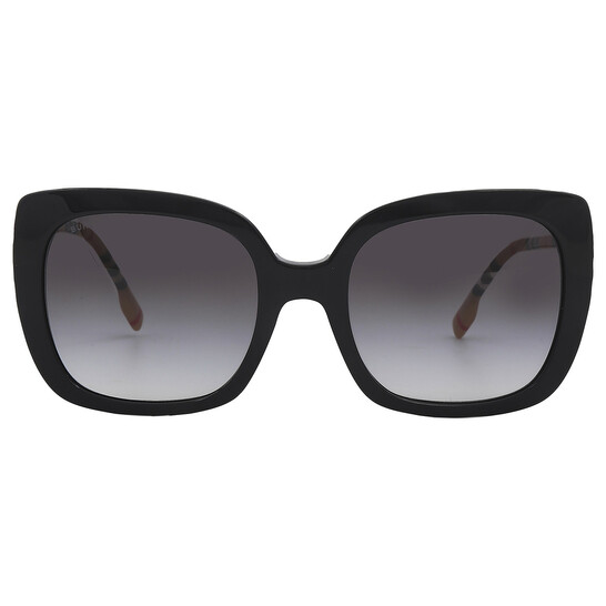 サングラス BURBERRY Woman Sunglasses Black 0BE4323 385387 Amazon.com: BURBERRY 0BE4323 385387 Black Square Sunglasses