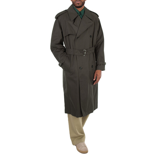 Burberry Castleford Gabardine Trench Coat, Brand Size 52 US Size