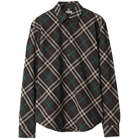 トップス BURBERRY 6Y 116cm Check Cotton Poplin Top in Shell | Burberry® Official