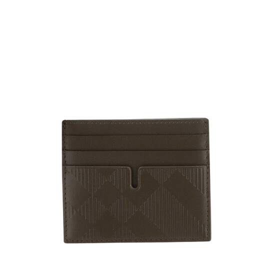 Burberry Check Pattern Leather Card Case 8095689 5045707432841
