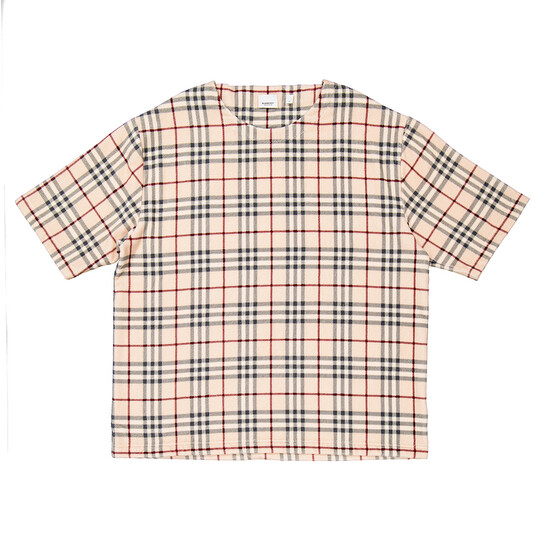 Burberry Check Willesden T-Shirt, Size Small 8074174