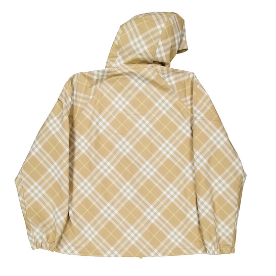Burberry Check-Print Hooded Jacket, Size Large 8089975 - Clothing