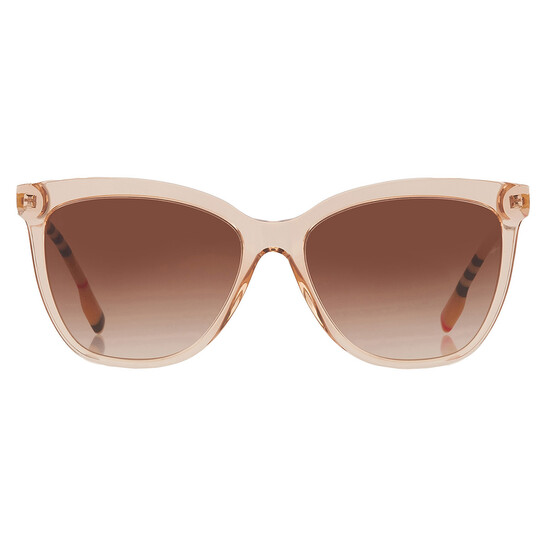 Burberry Clare Brown Gradient Butterfly Ladies Sunglasses  display picture 1