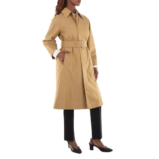 Burberry Classic Collar Belted Waist Trench Coat, Brand Size 8 (US