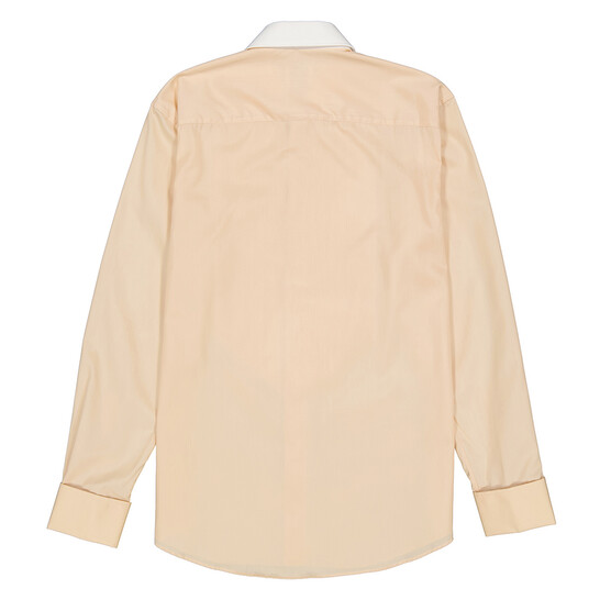 Burberry Cotton Poplin Classic Fit Pleated Bib Dress Shirt