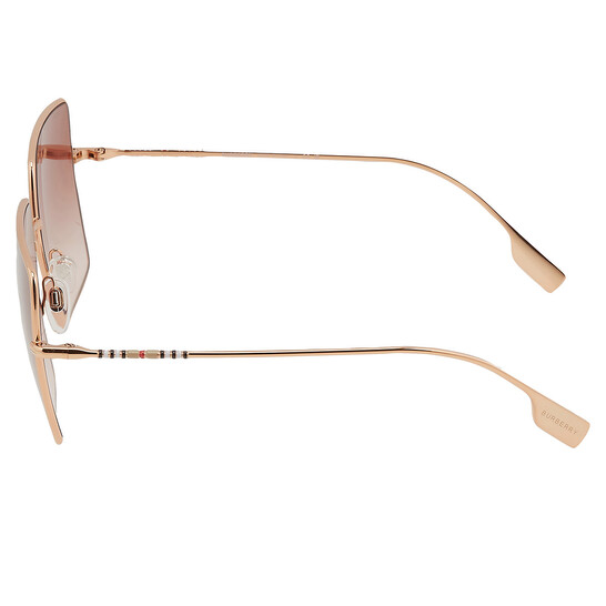 Burberry Daphne Gradient Pink Square Ladies Sunglasses  display picture 2