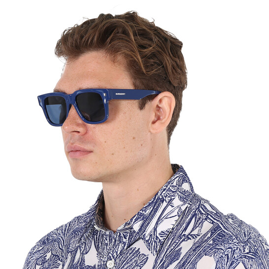 Burberry Dark Blue Square Men's Sunglasses BE4394 405880 54