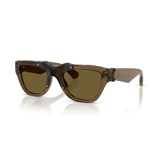 Burberry Dark Brown Square Unisex Sunglasses BE4445U 414373  display picture 1