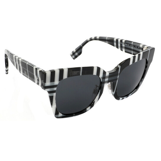Burberry Kitty Dark Gray Square Ladies Sunglasses BE4364F