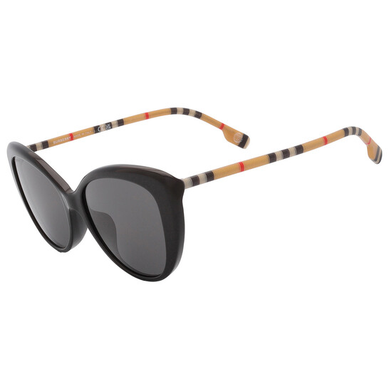 Burberry Dark Grey Cat Eye Ladies Sunglasses BE4407F 385387