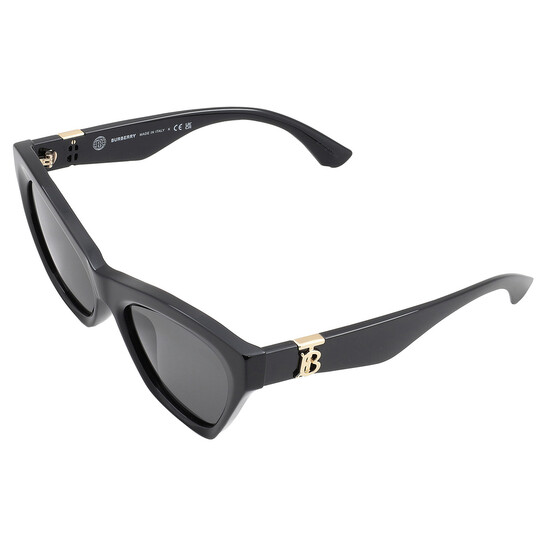 サングラス BURBERRY Woman Sunglasses Black 0BE4420U 300187 Burberry Women's Sunglasses - Black Plastic Cat Eye Full Rim