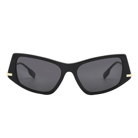 BURBERRY ブラック キャミソール 38 Burberry™ BE4380D 38538G 51 Black and Vintage Check Sunglasses