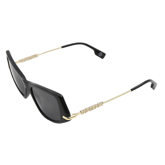 Burberry Dark Grey Irregular Ladies Sunglasses BE4408 300187  display picture 2