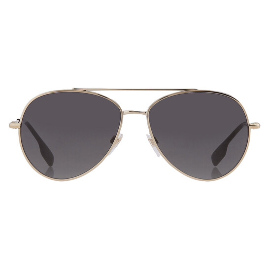 BURBERRY アヒエタサンクラス BE3147 110987 Burberry™ BE3147 Aviator Sunglasses | EyeOns.com