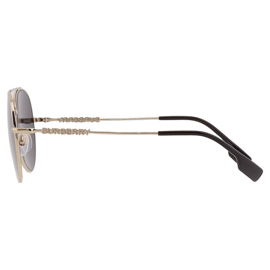 Burberry Dark Grey Pilot Ladies Sunglasses BE3147 110987 58 ...