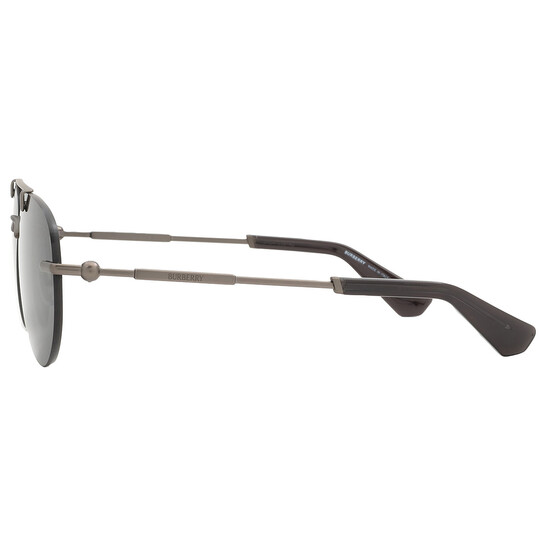 Burberry Dark Grey Pilot Ladies Sunglasses BE3151 131687 60 - 546x546 Image #4
