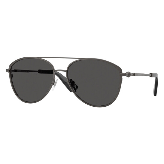 Burberry Dark Grey Pilot Unisex Sunglasses BE3157 131687 59  display picture 1