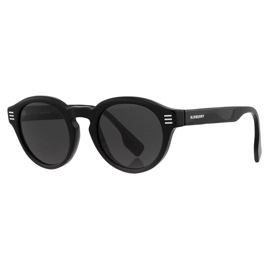 Burberry Dark Grey Round Men display picture 2
