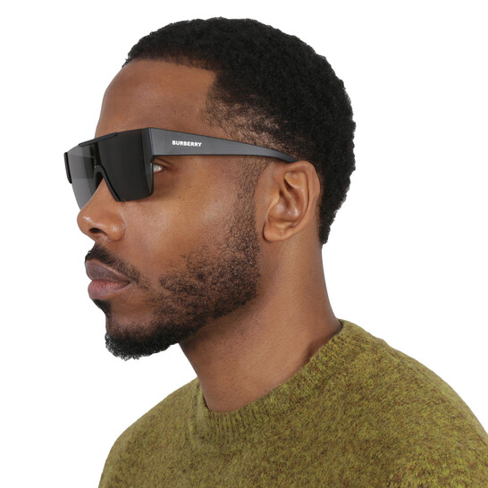 Burberry Dark Grey Shield Men's Sunglasses BE4291 346487 38