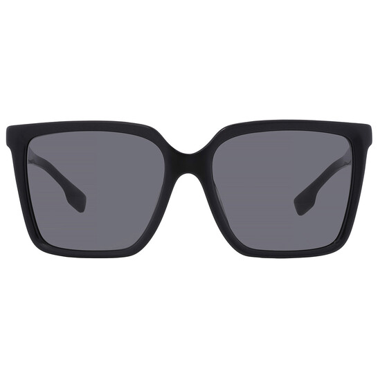 Dark Grey Burberry Square Ladies Sunglasses Burberry Joni Dark Grey Square Ladies Sunglasses BE4389  main image 3