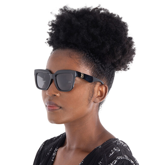 Bowery 54 Sunglasses Black/Grey Flat
