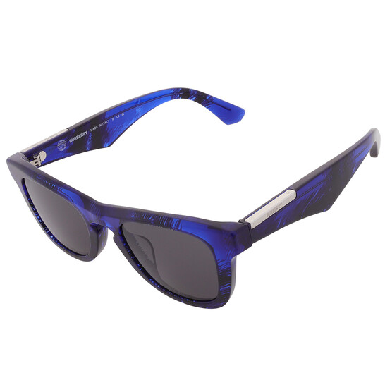 Burberry Dark Grey Square Unisex Sunglasses BE4426FF 411487