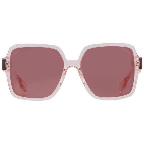 Burberry Dark Violet Square Ladies Sunglasses BE4379D 403069