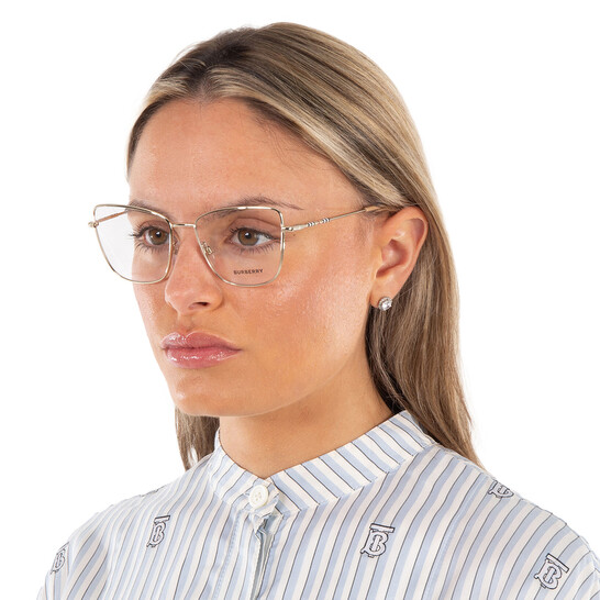 Burberry Demo Cat Eye Ladies Eyeglasses 0BE1367 1338 53
