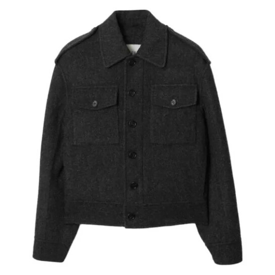 Burberry Double-Faced Wool Jacket, Brand Size 46 ( US Size